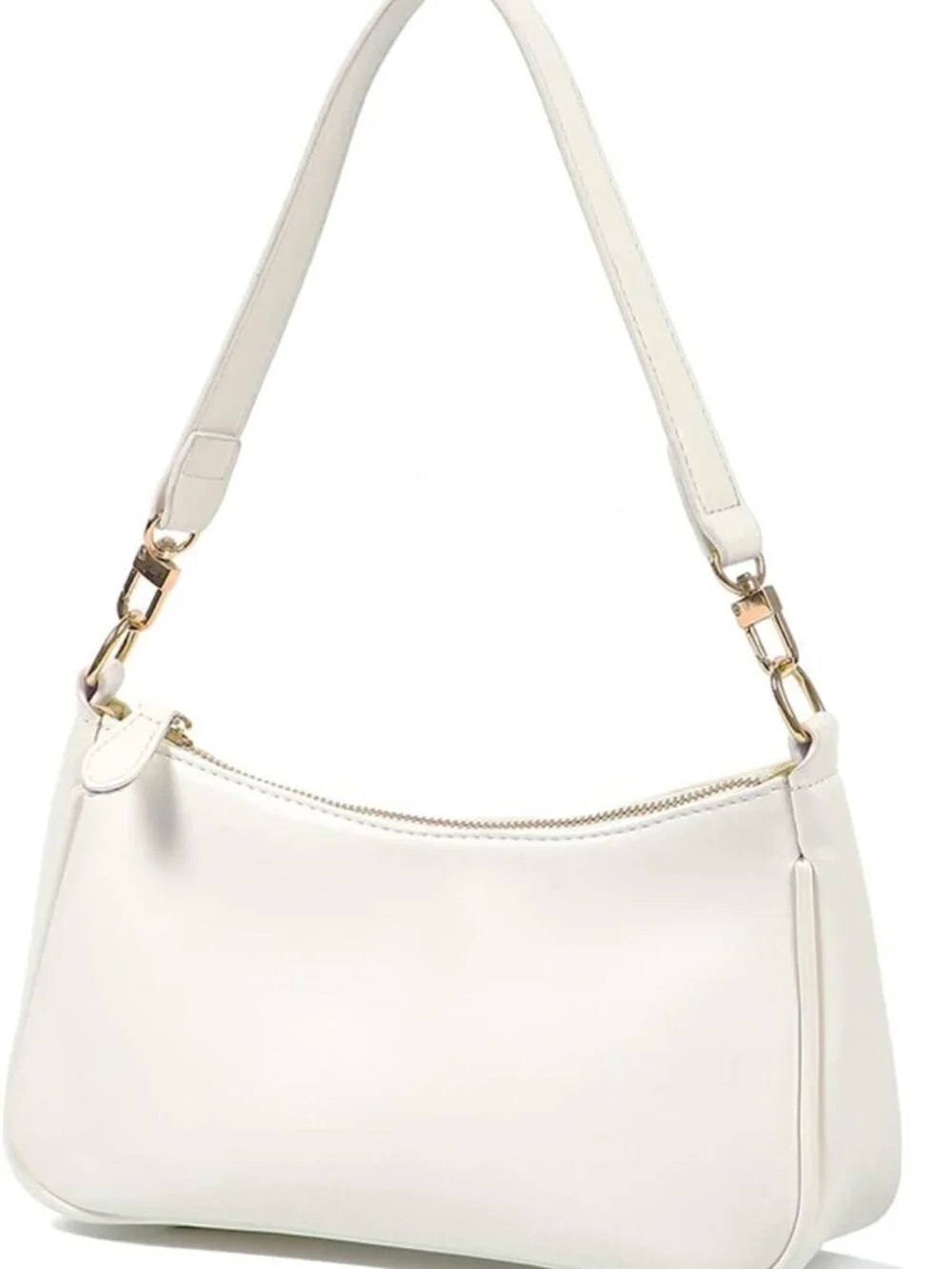 Stylish Clutch Tote Handbag with Removable Straps & Zipper Closure - Versatile